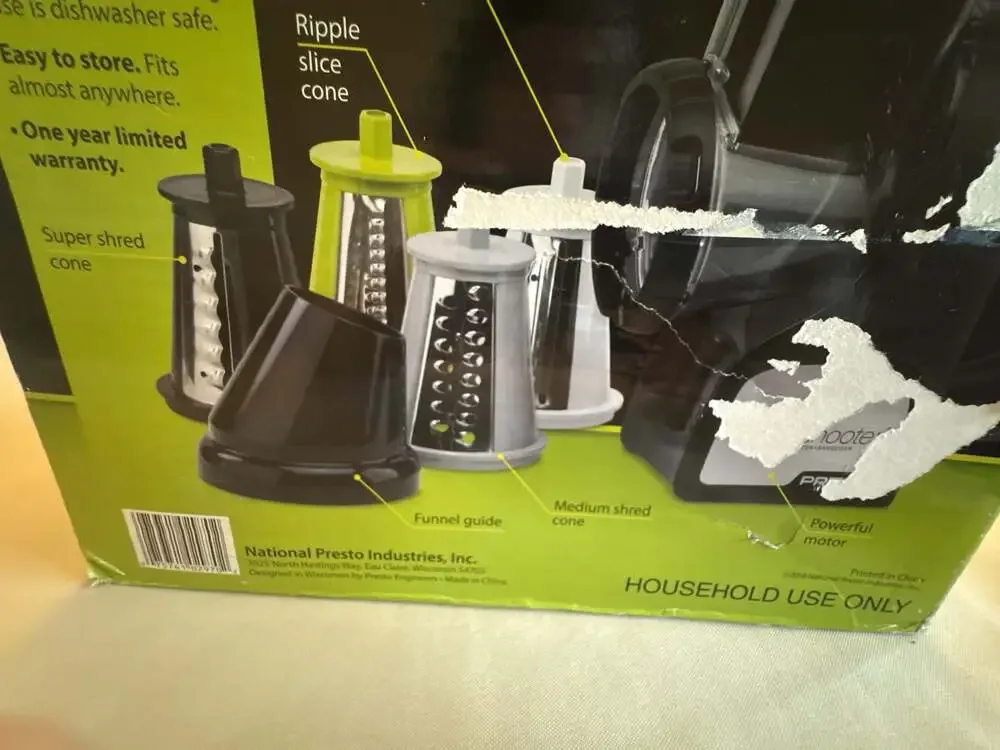 Presto Professional SaladShooter Electric Slicer/Shredder Model 02970